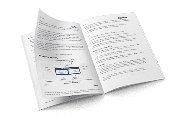 The Gartner 2021 Strategic Roadmap for SASE Convergence